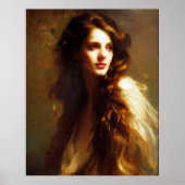 Classic Look Schöne Frau Perfect 2 Poster (Vorne)