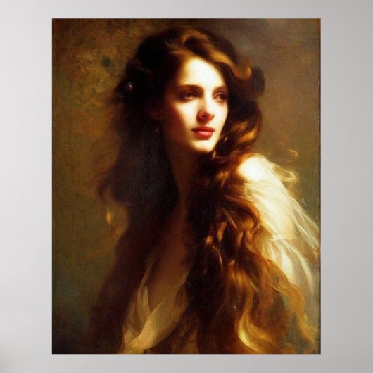 Classic Look Schöne Frau Perfect 2 Poster (Vorne)