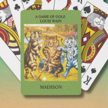 Classic Louis Wain Cats Golf Personalisiert spiele