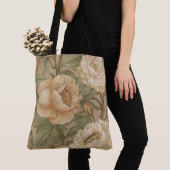 Classic,Lovely Flowers Pattern, Sage Gold Bloom Tasche (Von Nahem)