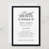 Classic Luxe | BRITISH-Brautparty Einladung (Vorderseite)