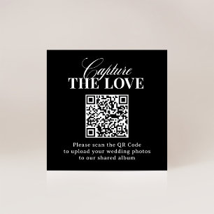 Classic Luxe   QR-Code Hochzeit Capture the Liebe Begleitkarte
