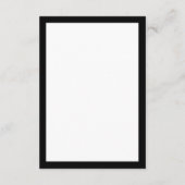 Classic Luxe | QR Code Wedding Guest Details Begleitkarte (Rückseite)