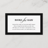 Classic Luxe | Schwarzweißbücher für Kinder Begleitkarte (Vorderseite)