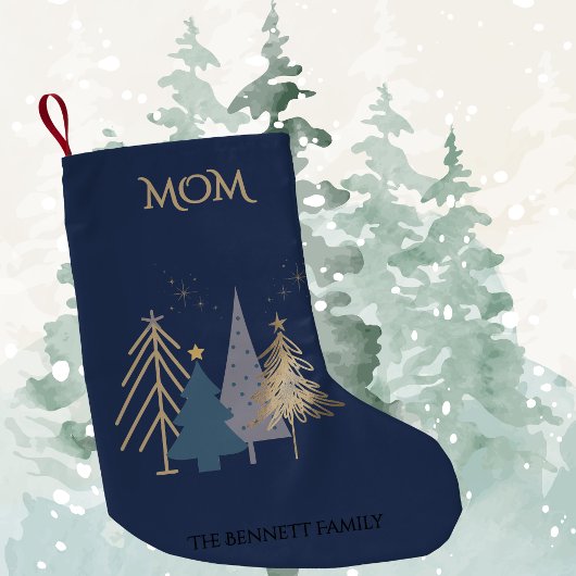 Classic Luxury Faux Gold Christmas Tree Named Kleiner Weihnachtsstrumpf