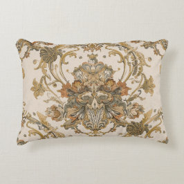 Classic, Luxury Ornament, Gold Beigi Grey Dekokissen