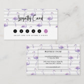 Classic Luxury Rose White Treuekarte (Vorne/Hinten)