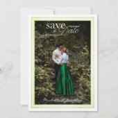 Classic Luxury Sophisticated Photo Couple Wedding (Vorderseite)