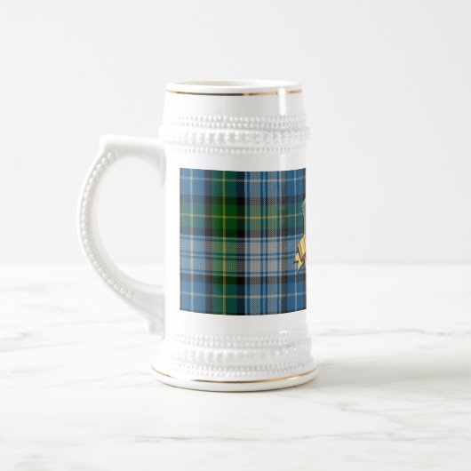 Classic MacNeil Tartan Kariert Stein Bierglas (Links)