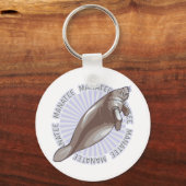 Classic Manatee Schlüsselanhänger (Vorderseite)