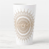 Classic Mandala Latte Tasse (Vorderseite)