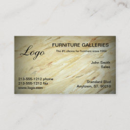Classic Marble Logo Business Cards Visitenkarte