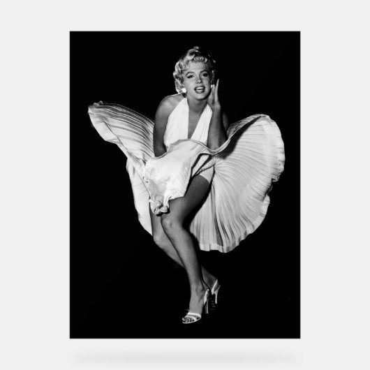 Classic Marilyn Monroe Acrylschild (Vorderseite)