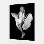 Classic Marilyn Monroe Acrylschild (Winkel)