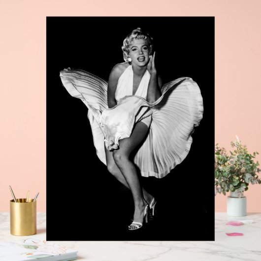 Classic Marilyn Monroe Acrylschild (Hochzeit)