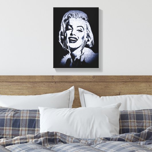 Classic Marilyn Monroe Leinwanddruck (Insitu (Schlafzimmer))