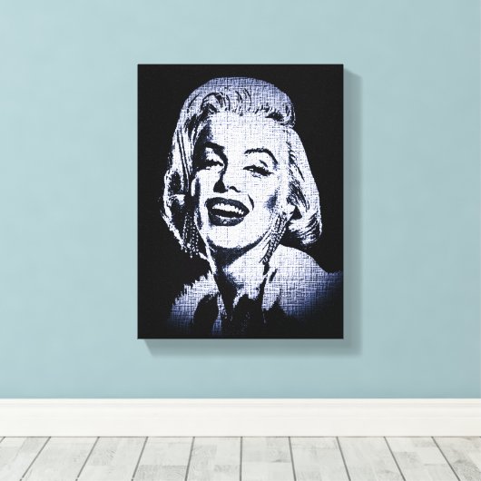 Classic Marilyn Monroe Leinwanddruck (Insitu (Holzboden))
