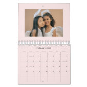 Classic Maroon Frohe Weihnachten Kalender (Feb 2026)