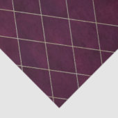 Classic Maroon Velvet Raute Pattern Luxus Seidenpapier (Ausschnitt)