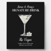 Classic Martini ・ PERSONALISIEREN Sie diesen Signa Fotoplatte (Vorderseite)