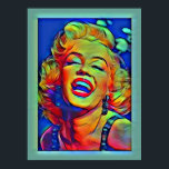 Classic Marylin Monroe Pop Art Poster<br><div class="desc">Marylin ist Bright und Bold in diesem Pop Art Poster.</div>
