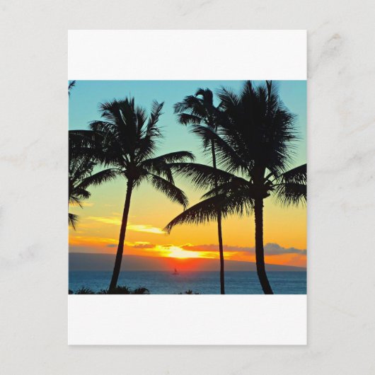 CLASSIC MAUI SUNSET! POSTKARTE (Vorderseite)