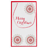 Classic Medallion Snowflake Kleine Geschenktüte (Rückseite)