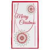 Classic Medallion Snowflake Kleine Geschenktüte (Vorderseite)