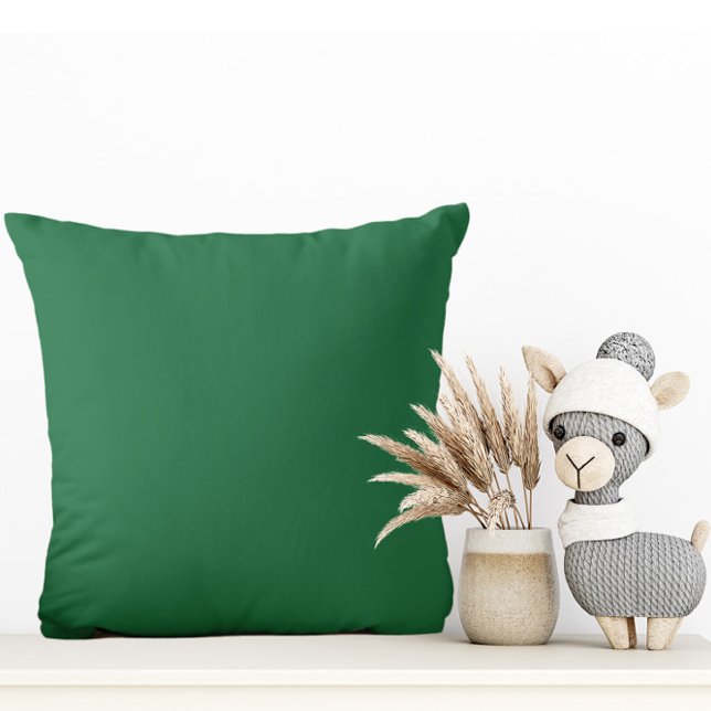 Classic Medium Emerald Green - Throw Kissen (Von Creator hochgeladen)