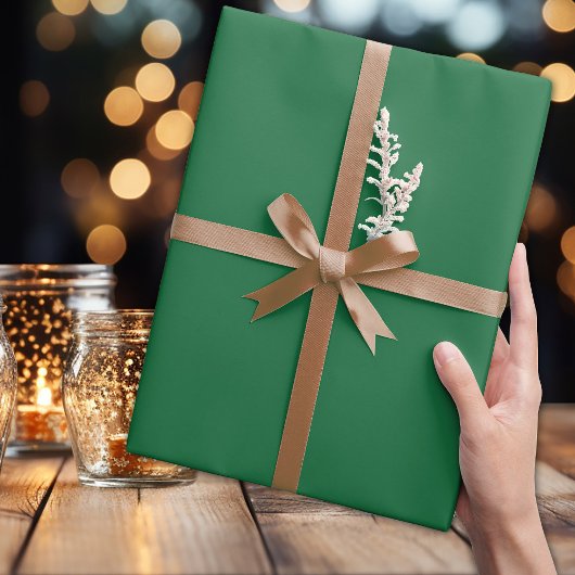 Classic Medium Emerald Green - Wrapping Paper Geschenkpapier