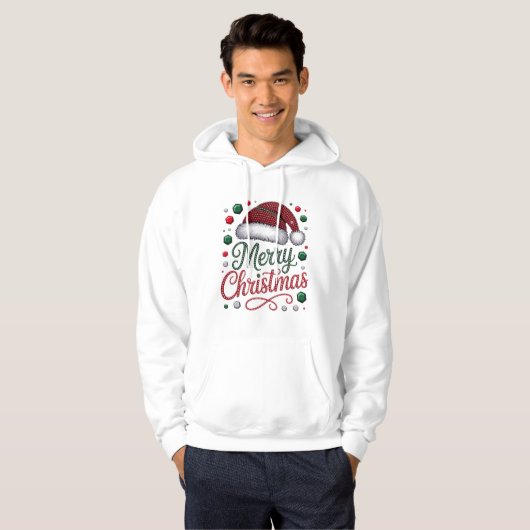 Classic Men’s Pullover Hoodie with Front Pocket (Vorne ganz)