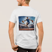 "Classic Men's Cotton T - Shirt" "Bold Graphic T-S Tri-Blend Shirt (Rückseite)