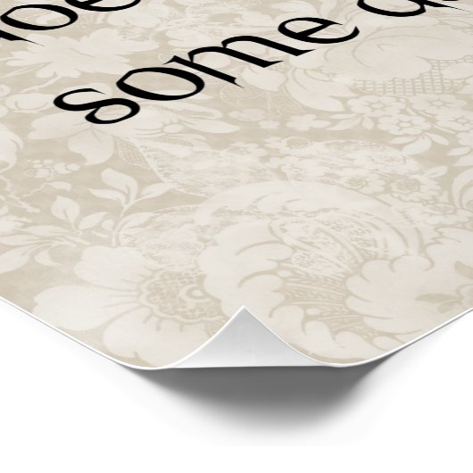 Classic Messy House Apology Poster (Ecke)