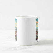Classic Mexico City CDMX Retro Vintage Travel Kaffeetasse (Mittel)