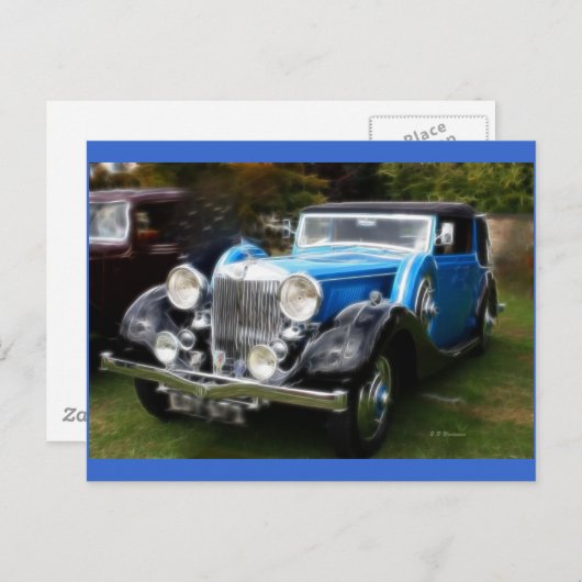 Classic MG Postkarte (Vorne/Hinten)