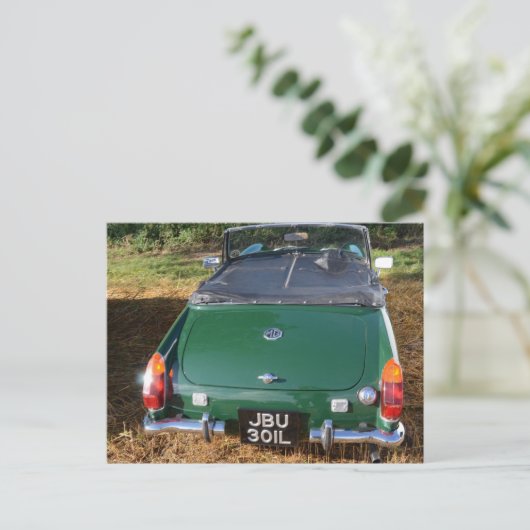 Classic MG Postkarte (Stehend Vorderseite)