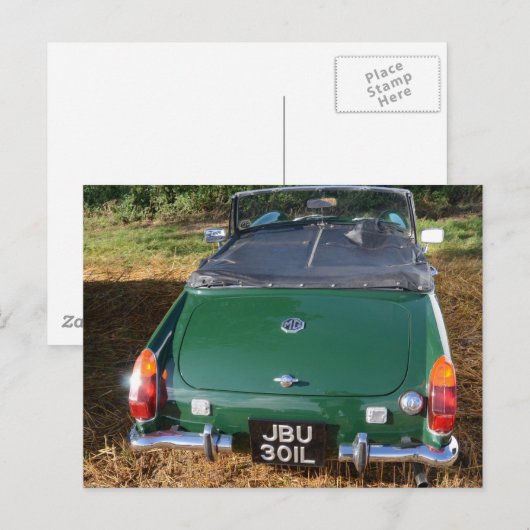 Classic MG Postkarte (Vorne/Hinten)