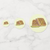 Classic Miami Cuban Sandwich Ham Pork Schweizer Kä Konfetti (Rückseiten)