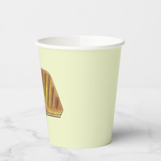 Classic Miami Cuban Sandwich Ham Pork Schweizer Kä Pappbecher (Links)