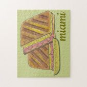 Classic Miami Cuban Sandwich Ham Pork Schweizer Kä Puzzle (Vertikal)