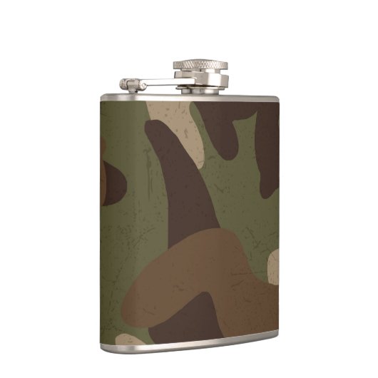 Classic Military Camouflage Pattern Flachmann (Rechts)