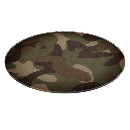 Classic Military Camouflage Pattern Schneidebrett (Ecke)