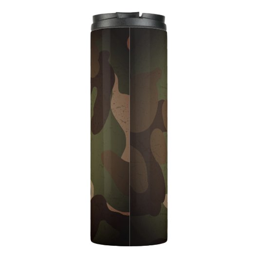 Classic Military Camouflage Pattern Thermosbecher (Rückseite)