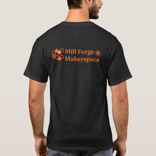 Classic Mill Forge Makerspace T - Shirt (Rückseite)