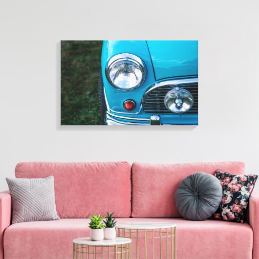 Classic Mini Austin Leinwand (Insitu (Wohnzimmer))