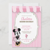 Classic Minnie ice cream shop invitation (Vorderseite)