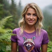 Classic Mischievous Raccoon Official Salt Gear Tri-Blend Shirt