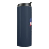 Classic Mit Monogramm American Thermal Tumbler Thermosbecher (Nach links gedreht)
