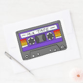 Classic Mix Tape Rechteckiger Aufkleber (Umschlag)