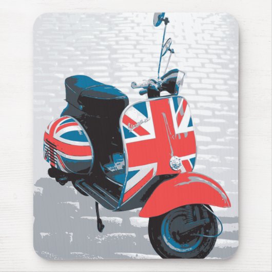 Classic Mod Scooter Mousepad (Vorne)